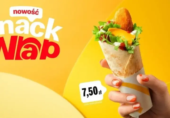 Nowość w McDonald's: Snack Wrap, idealny na szybką przekąskę. Sprawdź jego wrap mcdonald kcal!