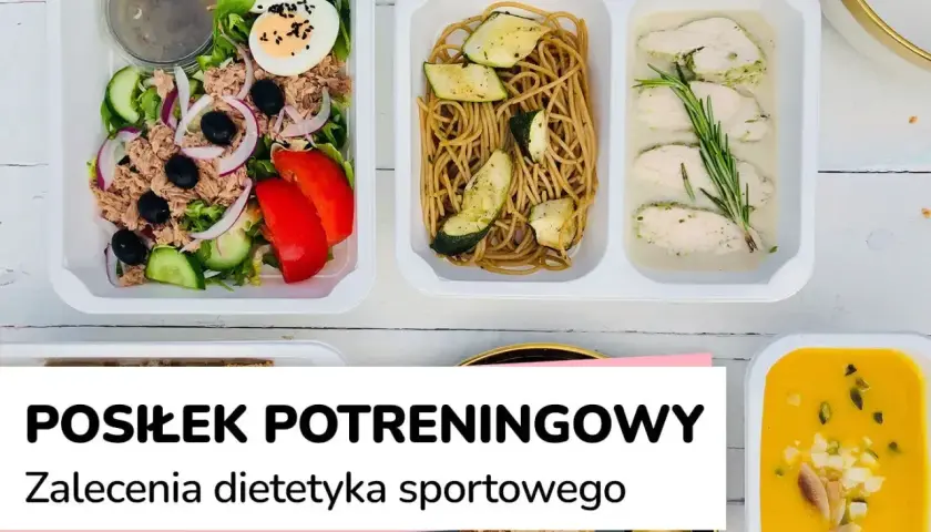 Zdrowe posiłki po treningu: sałatka z tuńczykiem, makaron z cukinią i kurczak w sosie. Idealne, by uzupełnić energię.